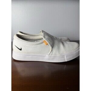 Nike Womens 6.5 Court Royale AC SLP BQ9138-100 White Slip On Shoes Sneakers